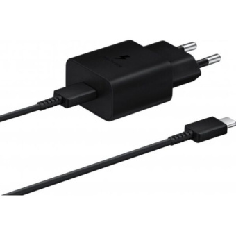 Сетевое зарядное устройство Samsung EP-T1510 15W USB-C Black