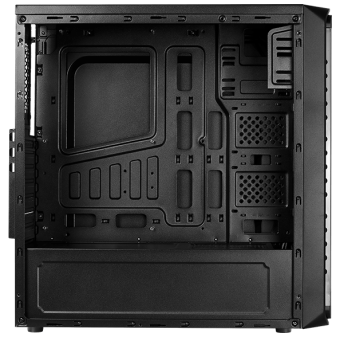 Корпус Aerocool SI-5200 Frost (Mid Tower, 2*USB2.0, 1*USB3.0, ATX, без БП) Black