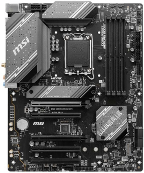 Материнская плата Socket-1700 MSI B760 GAMING PLUS WIFI (B760) 4*DDR5 HDMI DP ATX
