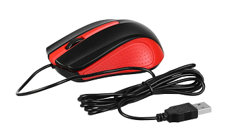 Мышь беспроводная Acer OMW012 1200dpi черный/красный