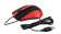 Мышь беспроводная Acer OMW012 1200dpi черный/красный