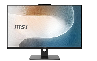 Моноблок MSI Modern AM272P 1M-683XRU Core 3 100U/8G/512 SSD/Intel HD/27"FHD/DOS/Black