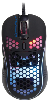 Мышь проводная Оклик 713G NETRUNNER черный