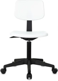 Кресло Бюрократ CH 200 (пластик, без мех. качания, крест. пластик, до 80 кг) Белый