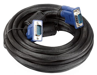 Кабель соединительный VGA (m) < - > VGA (m) 20м 2 фильтра