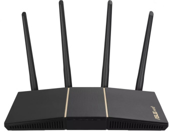 Wi-Fi роутер ASUS RT-AX57 AX3000, 5 ГГц, 1000 Мбит/с, черный