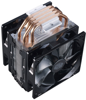 Кулер для процессора Cooler Master Hyper 212 Turbo Red LED (4pin, 1200/115*, 600-1600об/мин, 31дБ)