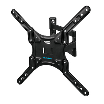 Крепление для телевизора Kromax DIX-25 (24"-55" макс.20кг настенный поворотно-выдвижной и наклон) Black