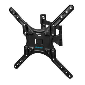 Крепление для телевизора Kromax DIX-25 (24"-55" макс.20кг настенный поворотно-выдвижной и наклон) Black