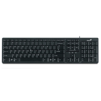 Клавиатура проводная Genius SlimStar 126 черный