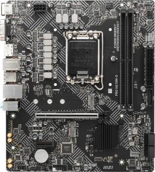 Материнская плата Socket-1700 MSI PRO H610M-G DDR5 (H610) 2xDDR5 VGA HDMI DP mATX