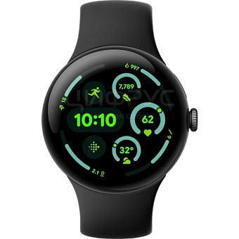 Смарт-часы Pixel Watch 3 41mm Wi-Fi Matte Black/Obsidian Band