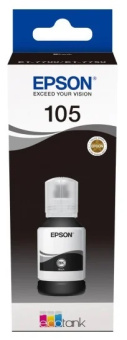 Картридж струйный EPSON 105BK для Epson L7160/7180, чёрный
