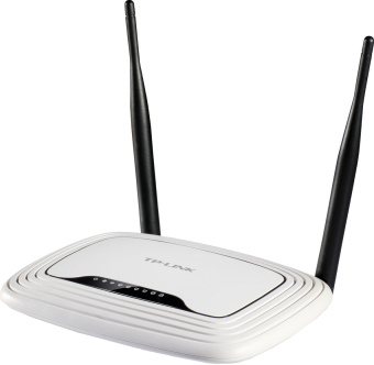 Wi-Fi роутер TP-Link TL-WR841N N300, 2.4 ГГц, 100 Мбит/с, белый