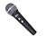 Микрофон Ritmix RDM-150 jack 3.5/6.3 мм проводной черный