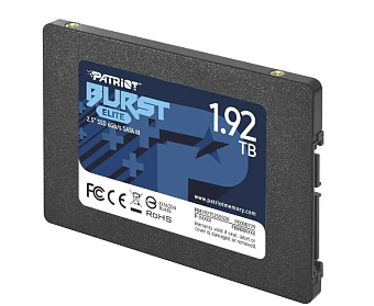 Накопитель SSD SATA 1.92Tb Patriot Burst Elite (SATA3, 450/320 Мбайт/сек)