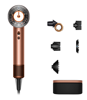 Фен Dyson Supersonic HD16 Nural Amber Silk (янтарный шелк, с кейсом)