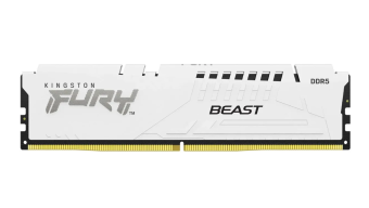 Модуль памяти DDR5 16Gb 5200MHz Kingston FURY Beast White XMP