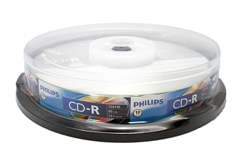 Диск CD-R 700 Mb Philips 52x Cake Box (10шт.)