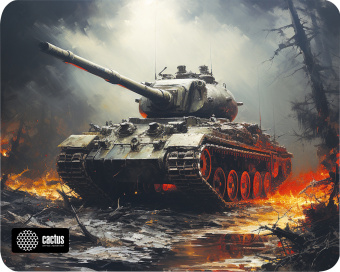 Коврик для мыши CACTUS [CS-MP-D04S] 250x200x3мм, Tank