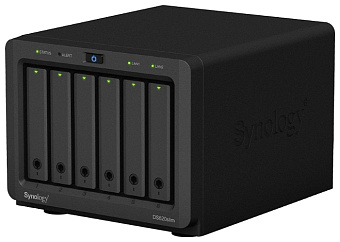 Сетевое хранилище 6-Bay Synology DS620Slim Black