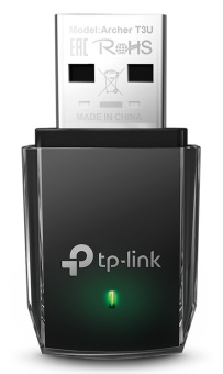 Сетевая карта USB3.0 TP-Link Archer T3U AC1300 (802.11ac/b/g/n, до 867Mbps, 2.4GHz, 5GHz)
