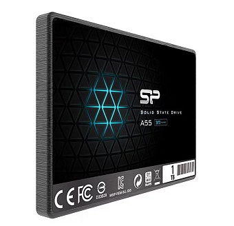 Накопитель SSD SATA 1Tb Silicon Power Ace A55 (TLC, 560/530 Мбайт/сек)