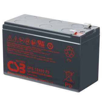 Аккумулятор для ИБП 12V,  9.0Ah, CSB UPS 12460
