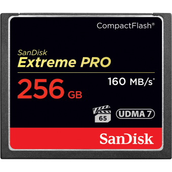 Карта памяти CF 256Gb Sandisk Extreme Pro 160Mb/s