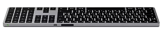 Клавиатура беспроводная Satechi Slim X3 Bluetooth Keyboard темно-серый