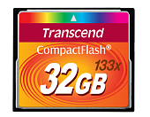 Карта памяти CF .32Gb Transcend Compact Flash 133x