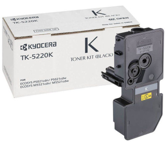 Картридж лазерный Kyocera TK-5220K для P5021cdn/M5521cdn, чёрный