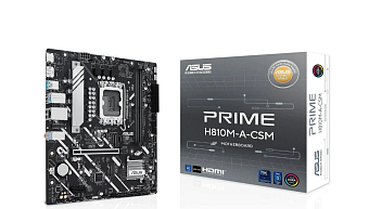 Материнская плата Socket-1851 ASUS PRIME H810M-A-CSM (H810) 2*DDR5 HDMI DP mATX