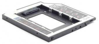 Адаптер Gembird MF-95-01 (вместо sata привода в ноутбук, пластик) 9.5мм