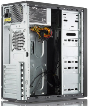Корпус Foxline FL-301 USB2.0 450W ATX key lock чёрный