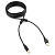 Кабель USB2.0 Am < - > Bm  3.0м, Cablexpert, экран, 2 феррит.кольца, черный