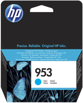 Картридж струйный HP 953 (F6U12AE) для HP OJP 8710/8715/8720/8730/8210/8725, голубой