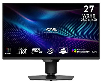 Монитор 27" MSI MAG 274QPF X30MV (VA 2560x1440 0.5ms 300Hz HDMI DP) черный