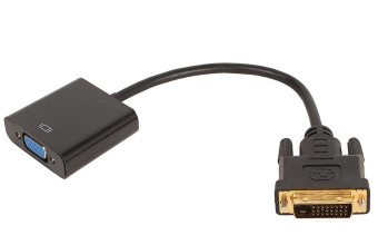 Кабель-переходник DVI-D (m) < - > VGA (f), Telecom TA491