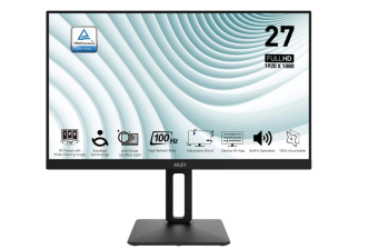 Монитор 27" MSI Pro MP271AP (IPS 1920x1080 1ms 100Hz VGA DP) Black