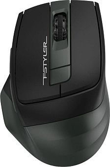 Мышь беспроводная A4Tech Fstyler FB35 Bluetooth 2000dpi черный/зеленый