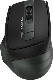 Мышь беспроводная A4Tech Fstyler FB35 Bluetooth 2000dpi черный/зеленый