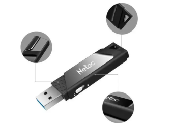 Флешка 32Gb Netac U336 USB3.2 пластиковая с защитой от записи