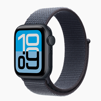 Смарт-часы Apple Watch SE 2025 44mm Sport Loop Midnight (темнаяч ночь)