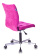 Кресло Бюрократ CH-330M (ткань, без мех. качания, крест. металл, до 120 кг) Малиновый