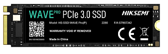 Накопитель SSD M.2 512Gb HIKSEMI WAVE PRO (P) (PCI-E 3.0 x4, 3500/1800 Мбайт/сек)