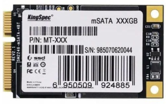 Накопитель SSD mSATA .512Gb KingSpec MT Series (SATA, 560/540 Мбайт/сек)