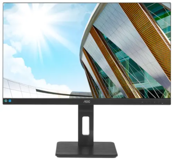 Монитор 27" AOC Q27P2Q (IPS 2560x1440 4ms 75Hz HDMI VGA DP USB Speakers) Black