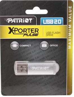 Флешка .32Gb Patriot Xporter Pulse USB 2.0 черный