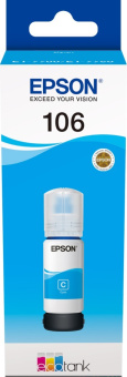 Картридж струйный EPSON 106C для Epson L7160/7180, голубой